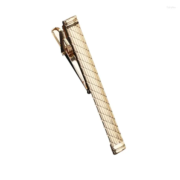 Bow Ties Beyler Tie Clip Erkekler Düğün Partisi Business Graved Golden Kravat Bar DXAA