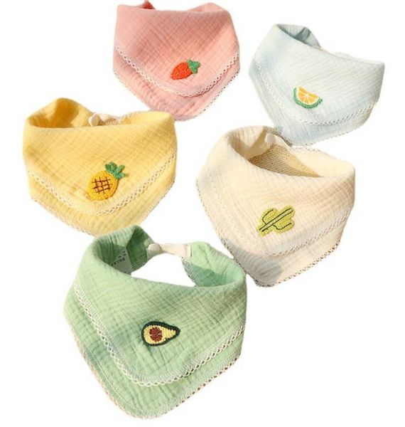 Baby Lätzchen Neugeborene Spucktücher Mädchen Jungen Zubehör Sommer Kinder Handtuch Säugling Dreieckstuch Kinder Fütterung Kleidung B71056975684