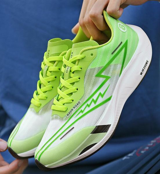 Nova palma completa placa de carbono tênis para homens e mulheres maratona corrida absorção de choque sapatos esportivos sapatos de treinamento