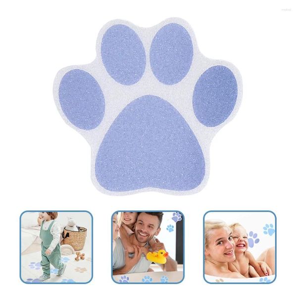 Tapetes de banho 10pcs adesivos de banheira antiderrapantes banheiro de cachorro de desenho animado