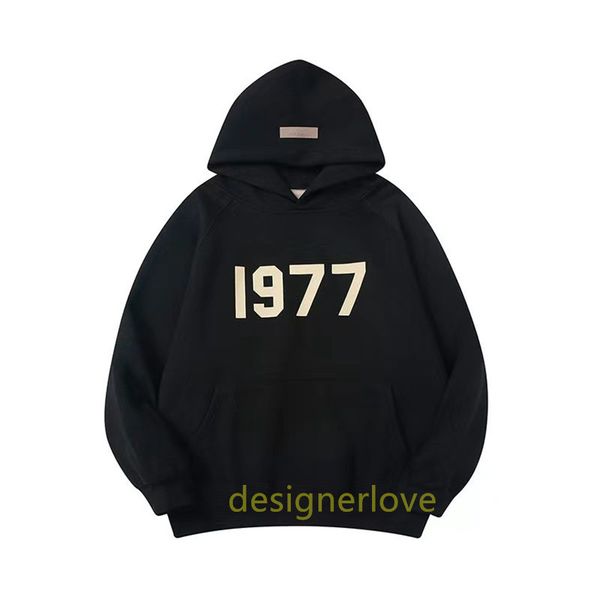 Ess Designer-Kapuzenpullover, Herren-Kapuzenpullover-Outfits, 1977, übergroße Reißverschluss-Essweatshirts-Jacke für Männer und Frauen, trendiger Kapuzenpullover aus Baumwolle mit langen Ärmeln, Pullover, Hose, passendes Set in Übergröße