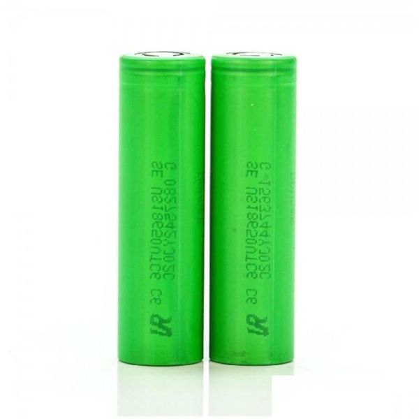 Batterien Hohe Qualität Inr 25R 30Q Vtc5 Vtc6 Batterie 2500 mAh 2600 mAh 3000 mAh Grün Braun Wiederaufladbare Lithium-Batterien für IMR Top FL Dh5F4