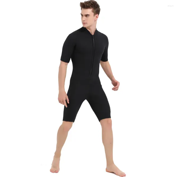 Roupa de banho feminina sbart 3mm borracha mergulho terno macacão masculino manga curta mergulho engrossado e quente maiô surf