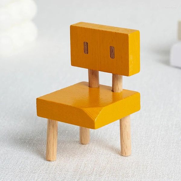 Dekoratif figürinler küçük dekorasyonlar yurtlar duygusal oyuncaklar bilgisayar masaüstü odaları yaratıcı sandalyeler tablolar ve hediyeler