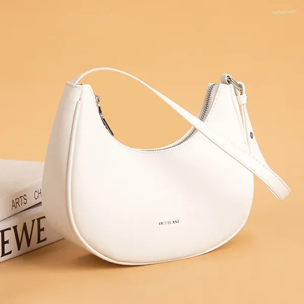 Вечерние сумки Корейский модный тренд Роскошные дизайнерские сумки Женские сумки из натуральной кожи Hobo Повседневная винтажная сумка для подмышек для девочек