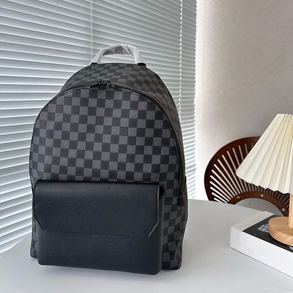 Zaino da uomo in pelle Designer Zaini da uomo Cartelle di lusso Borsa da scuola per uomo Borse per laptop Borsa da viaggio