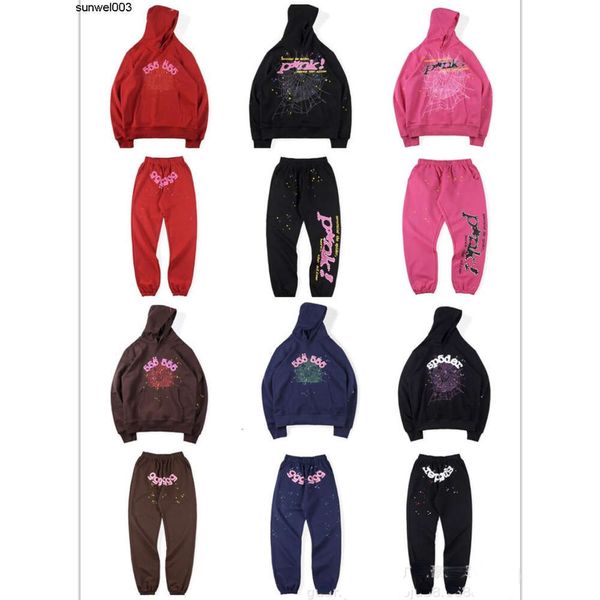 Designer Mens Hoodies e Sweatpants Define Impressão Hoodie Calças Suéter Terno Europeu Estrelas Americanas Mesmo Estilo