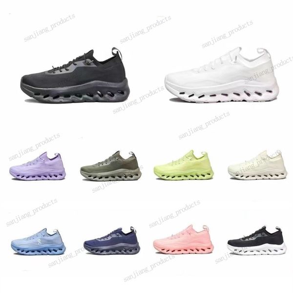 Original Cloud Running Shoes Nova Rosa e Branco Todo Preto Monstro Roxo Surfista X 3 Runner Roger Mens Womens Sneakers 5 Tênis Treinadores Flyer Swift Pearl Show Low