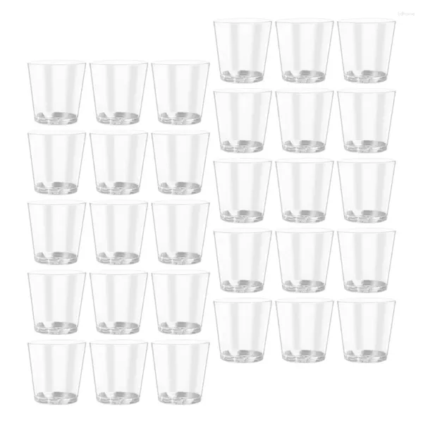 Одноразовые стаканчики соломинки 100 шт. многоцелевые прозрачные одноразовые кружки для сока в самолете