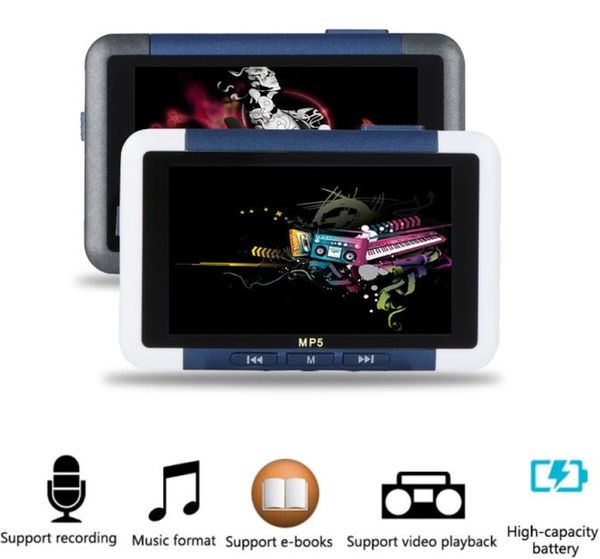 3 polegadas LCD 8GB de memória FM Radio Video Recorder Media MP3 MP4 Player com Ebook1521944