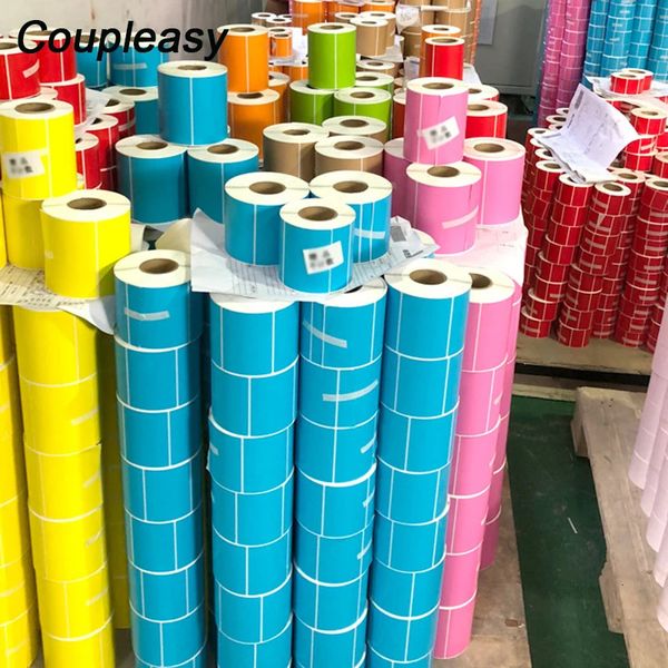 800pcs/Roll Color Paper Label Label Therebel Label Sticker Blank Price Label