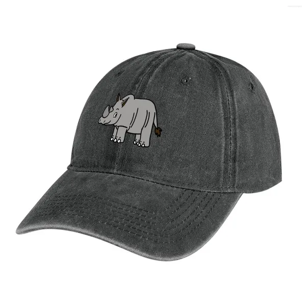 Berets White Rhino Cowboy Hat Black Beach Wandern für Damen 2024 Herren