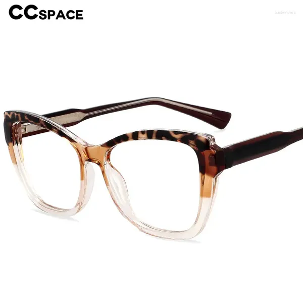 Occhiali da sole 54473 Fashion Tr90 Anti luce blu che blocca gli occhiali Cat Eye Frame Donna Occhiali da vista retrò di design di lusso per le signore ottici