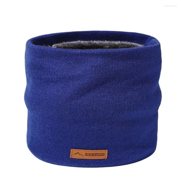 Bandane Classica 2024 Inverno di Colore Solido Snood Collo Sciarpa Lavorata A Maglia Degli Uomini Della Peluche Facile Sciarpe Delle Donne di Pelliccia Calda Colletti di Lana Silenziatore