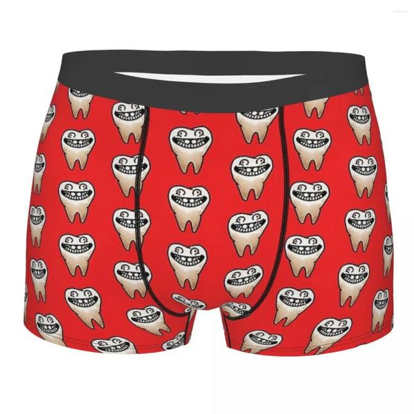 Mutande Denti Rossi Denti Apparecchi dentali Dipartimento di Stomatologia Mutandine traspiranti Biancheria intima maschile Pantaloncini sexy Boxer