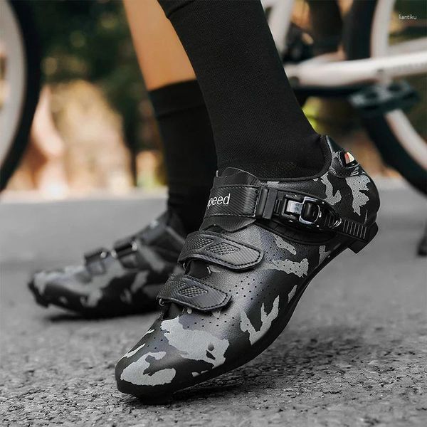 Sapatos de ciclismo masculino spd, tênis de bicicleta de estrada, profissional, esporte ao ar livre, auto-travamento, ultraleve, bicicleta, mtb