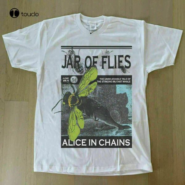 T-shirt New Vintage 1994 Alice In Chains Jar Of Flies Concert Tour T Shirt Ristampa S5XL Cotton Tee Shirt Unisex