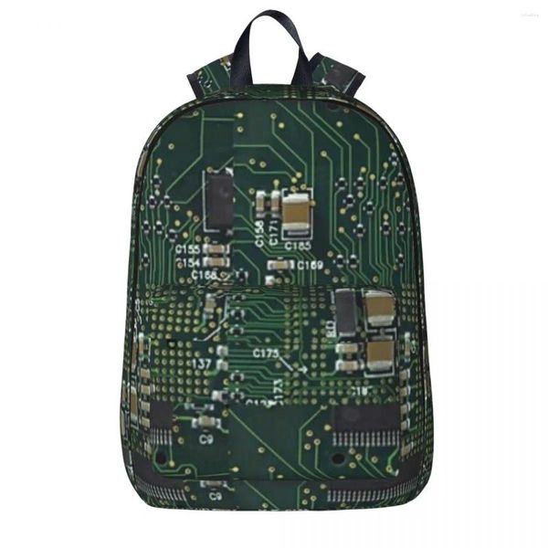 Mochila placa de circuito meninos meninas bookbag estudantes sacos de escola dos desenhos animados crianças mochila de viagem bolsa de ombro grande capacidade