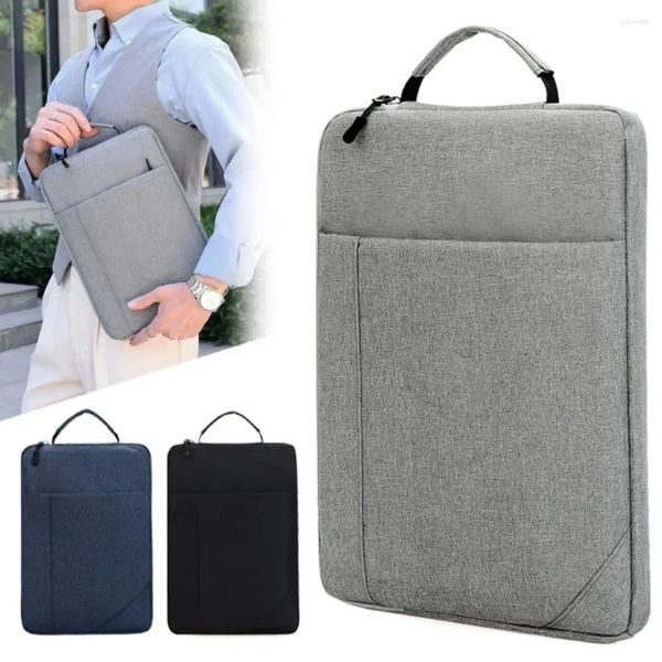 Evrak çantaları kılıf tablet pc torbalar Birden fazla bölme dizüstü bilgisayar koruyucu çanta iş paketi ofis belge poşeti erkekler