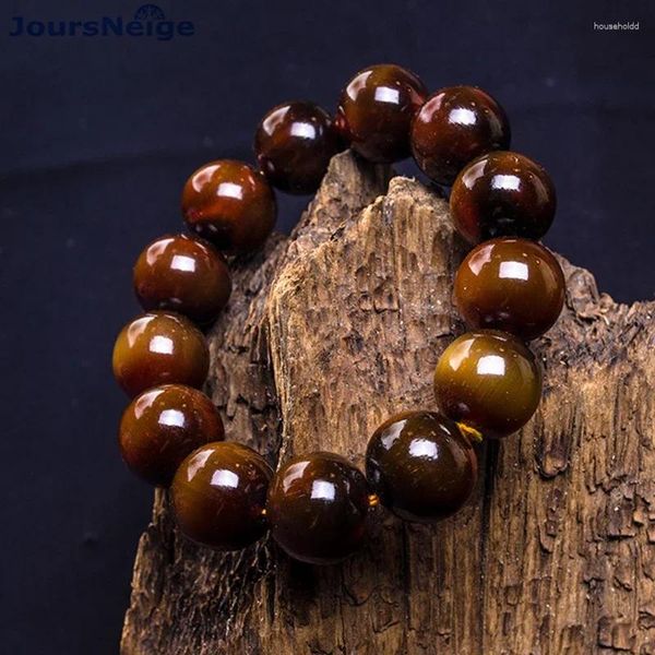 Braccialetti con guscio di tartaruga naturale di alta fedeltà all'ingrosso con perline rotonde per donna, uomo, rosario, braccialetto in stile tibetano