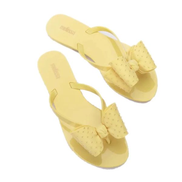 Stivali Melissa Jelly Slipper Candy Colors Bow Women Sandals 2021 Fashion Women Shoes Flip Flop Melissa Adulto Donna Donna Scarpe