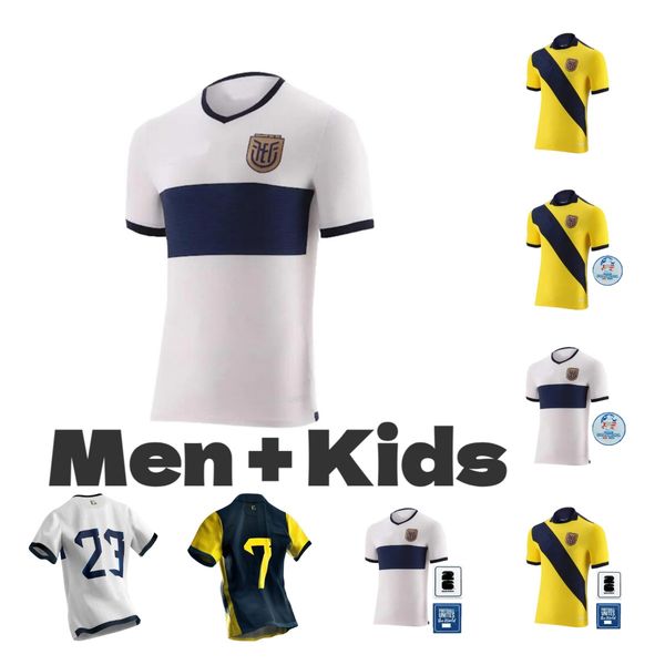 2024 2025 Ecuador ESTUPINAN PLATA Fußballtrikots 24 25 MARTINEZ HINCAPIE camisetas de futbol D. PALACIOS M. CAICEDO Home Away Third IBARRA Estrada Herren-Fußballtrikots