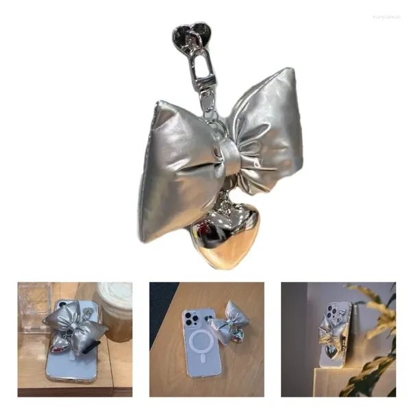 Schlüsselanhänger B36D Liebe Herz Schlüsselbund Schmetterling Knoten Dekor Mädchen Tasche Anhänger Ornament Schlüsselanhänger