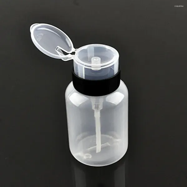 Bottiglie per riporre gli smalti Pratica bottiglia per smalto Efficace solvente per alcol Eleganti strumenti artistici portatili Bellezza Conveniente Salone versatile