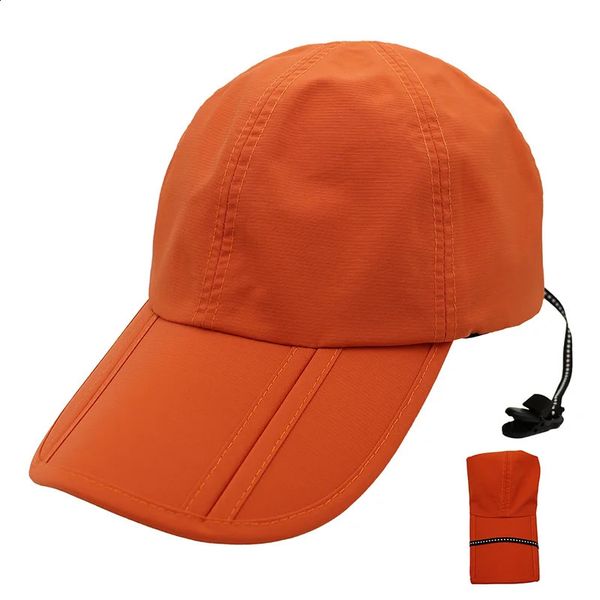 Outfly boné de beisebol à prova d'água para homens, viagens ao ar livre, montanhismo, dobrável, anti-uv, masculino, pesca, esportes, boné de beisebol 240327