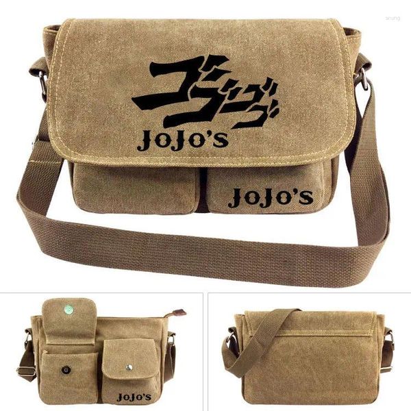 Tasche E-Mell JOJOs Bizarre Adventure Stone Ocean Jolyne Cujoh Leone Abbacchio Noriaki Rohan Kujo Jotaro Single Shoulder Canvas