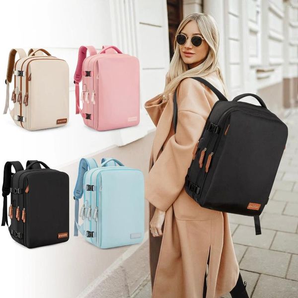 Классический дорожный рюкзак для женщин и мужчин, деловой USB-порт, школьная сумка, большая емкость для ноутбука, водонепроницаемый модный чемодан