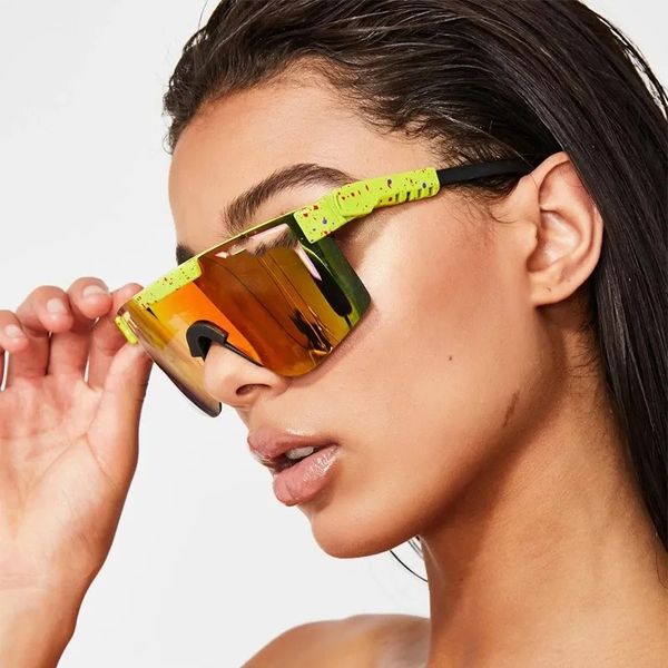 Sonnenbrille Polarisiert Damen und Herren Outdoor UV400 Anti-UV-Schutz Outdoor-Sport Männer/Frauen Outdoor winddichte Brille 100% UV Verspiegelte Linse Geschenk Radfahren-Sonnenbrille