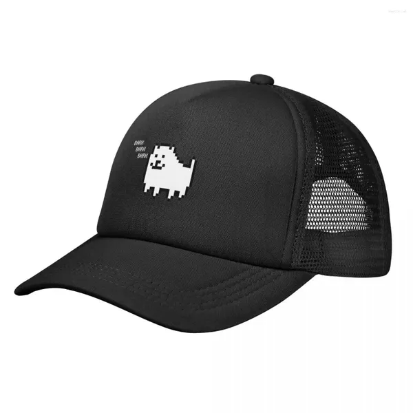 Ballkappen Undertale Nerviger Hund Mesh Baseball Männer Frauen Mode Sonne Videospiel Papa Hut Verstellbare Snapback Trucker