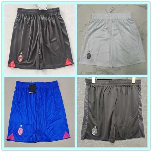 2023 2024 AC Shorts de futebol THEO PULISIC GIROUD Mens Milano 23 24 25 MiLan Shorts de futebol tamanho S-XXL