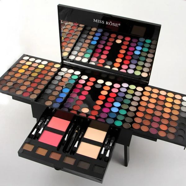 Palette per trucco da 180 colori Regalo Ombretto in polvere Fard Stick per labbra Kit di cosmetici Primer per occhi Set per trucco per ombretto luminoso 240311