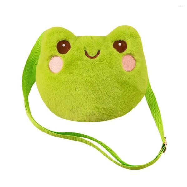 Marsupi Borsa Principessa Studentessa Ragazza Crossbody Orso Rana Borsa a tracolla singola Borsa da donna Borsa per bambini Peluche