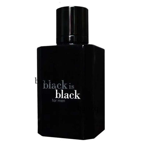 Designer Brand Black is Black Profumo per uomo Affascinante fragranza virile della durata di 100 ml Portatile Design unico