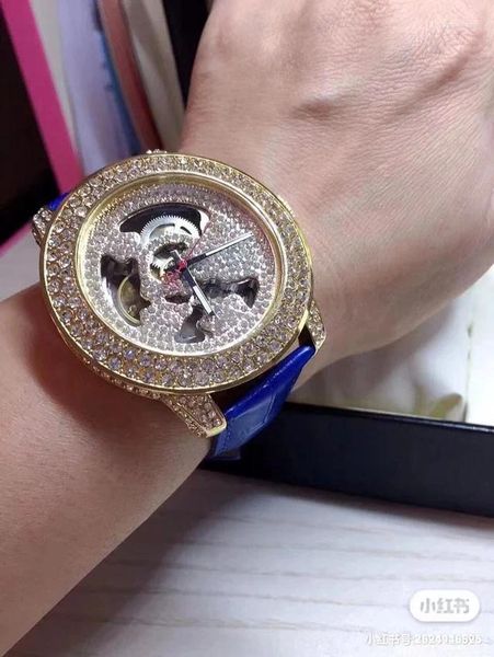 Наручные часы Jkco Quartz Sky Star Water Diamond Belt Para Механические часы для мальчиков и девочек