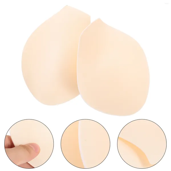 Top Caps 4 PCS Erkekler Mayo Büyütme Torç ped 3D Yüzme Bagaj Yüzme Kısa Şortları (Ten rengi)