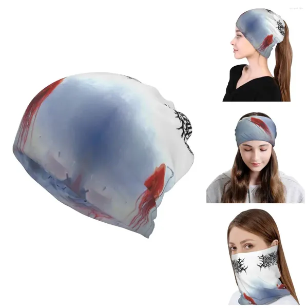 Berets Deathmetal Shore Lorna Winter Skullies Beanies Caps Stirnband Halswärmer Männer Frauen Ski Radfahren Schlauchschal Gesicht Bandana Gamasche