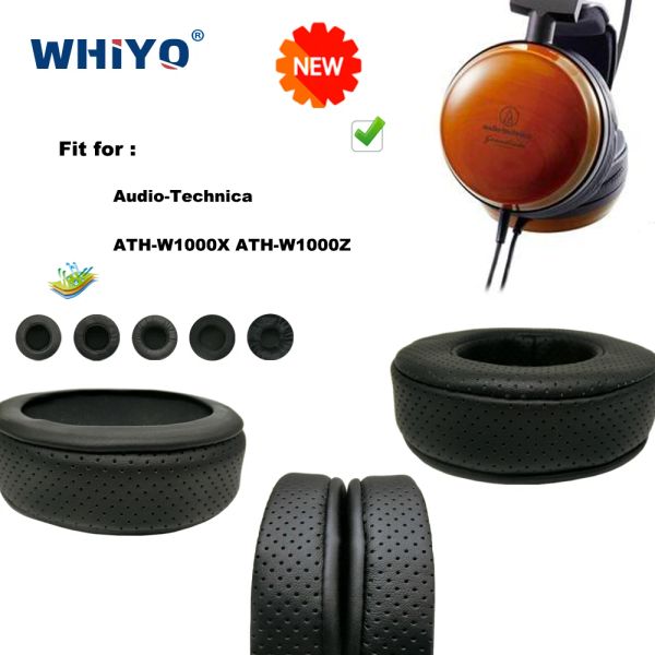 Acessórios nova atualização almofadas de substituição para audiotechnica athw1000x athw1000z peças almofada couro veludo earmuff fone manga