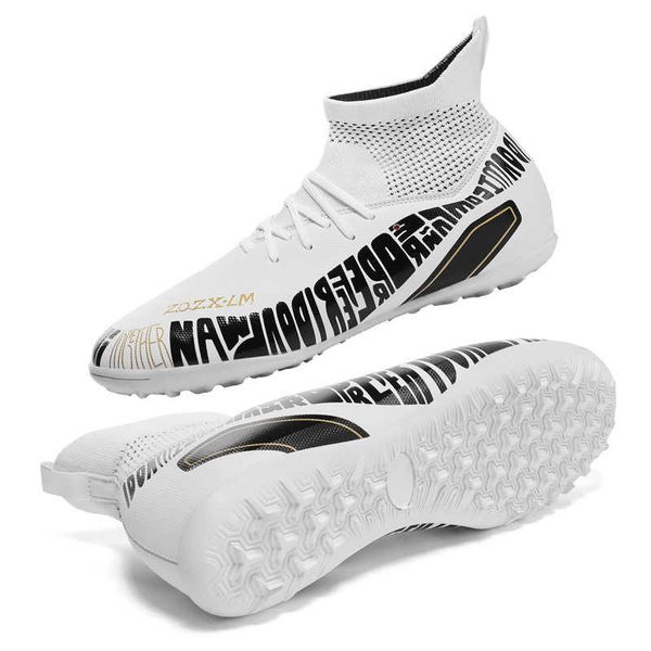 HBP marka olmayan toptanlar yeni tasarım moda tarzı futbola dayanıklı ayakkabılar açık giyim futbol botları