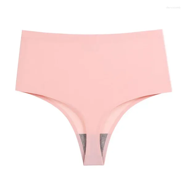 Damenhöschen Nahtloser Tanga Hohe Taille Sexy Unterwäsche Damen Tangas Schlanke Dessous Intime Atmungsaktive Damen G-Strings Tangas