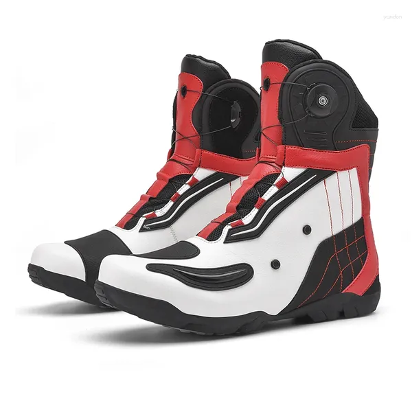 Scarpe da ciclismo Stivali da moto Uomo Moto Equitazione Estate Moto traspirante Chopper Cruiser Touring Caviglia