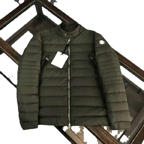 Piumino con cappuccio invernale 2023 Autunno Mens Parka Lettera con cerniera Giacca a vento all'aperto Sport Khaki Nero Joint Designer Cappotti Out GG