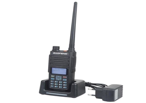 Walkie Talkie Baofeng DM1801 DMR Digital Analógico Comptabile Dual Band VHFUHF Rádio bidirecional portátil com fone de ouvido3815030