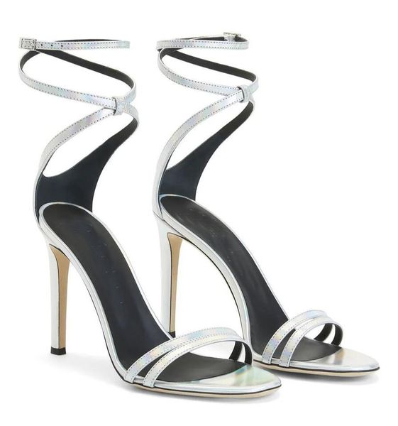 Famosa marca feminina catia sandálias de couro sapatos senhora cruz tiras salto alto festa casamento senhora gladiador sandalias EU35-43