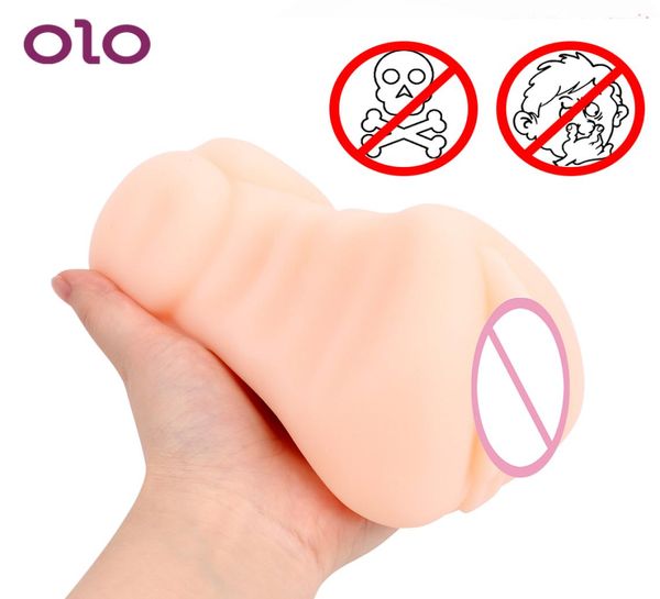 Olo Masturbatore maschile Aircraft Cup Vagina artificiale 4d Morbido stretto Vagina Realistica Vagina Tpr Giocattoli del sesso per uomo Prodotti per adulti SH198982798