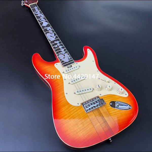 Gitarre 2021 Neue hochwertige Hals-durch-Körper-Srv-E-Gitarre, 1984 Stevie Ray Vaughan, professionelle Leistung, kostenloser Versand