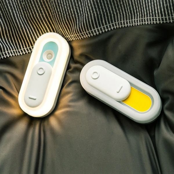 Controle xiaomi sensor inteligente luz noturna lâmpada de indução humana magnética luz led usb recarregável gabinete luz parede para o quarto